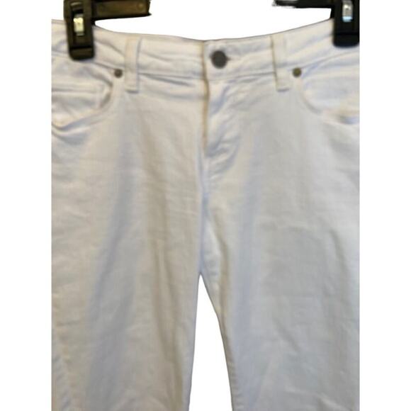 Paige Womens Size 29 (32 in Waist) White 'Laurel Canyon' Low Rise Bootcut Jeans - Picture 2 of 7